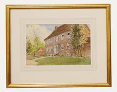 Alfred Henry Hart (1866-1953) - Framed Watercolour, Middleton House, Chidham