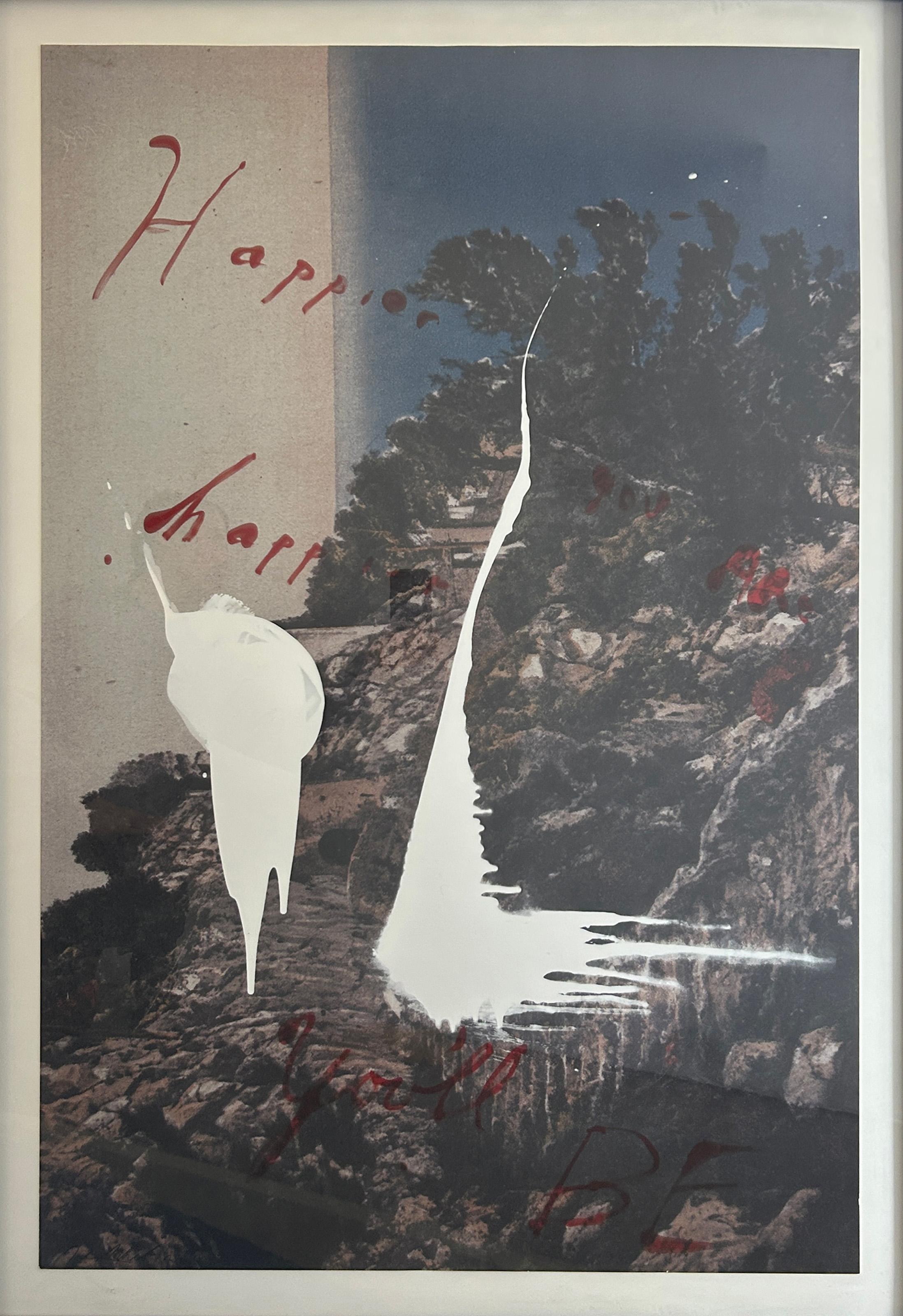 Happier You Are... Happier You'll Be, Contemporary Ink Drawing von Julian Schnabel im Angebot 2