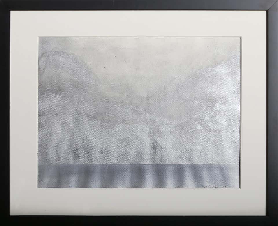 Landscape, Pop Art Gouache Painting by Richard Hambleton