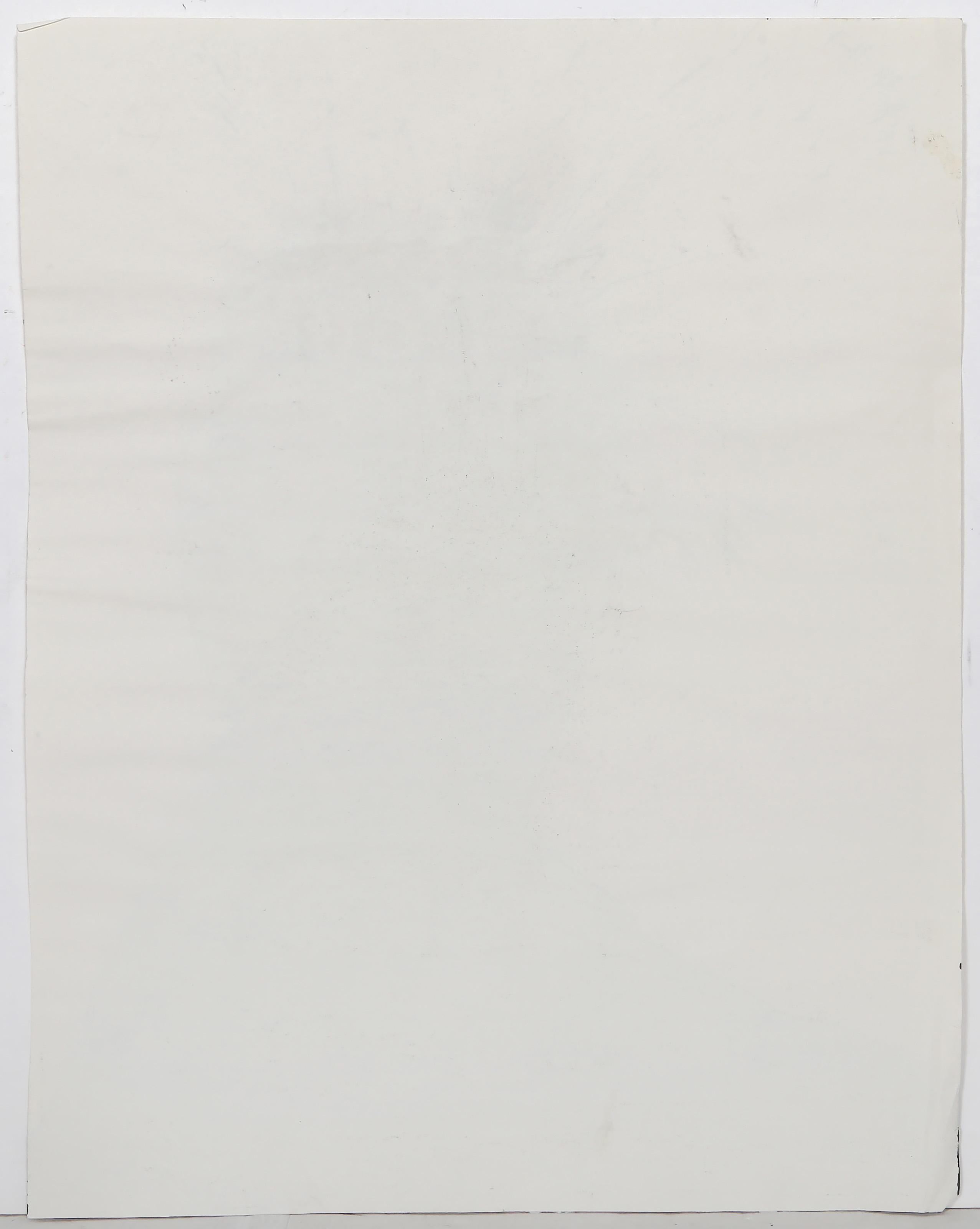 Shadow Head, Pop Art Gouache Painting by Richard Hambleton For Sale 1