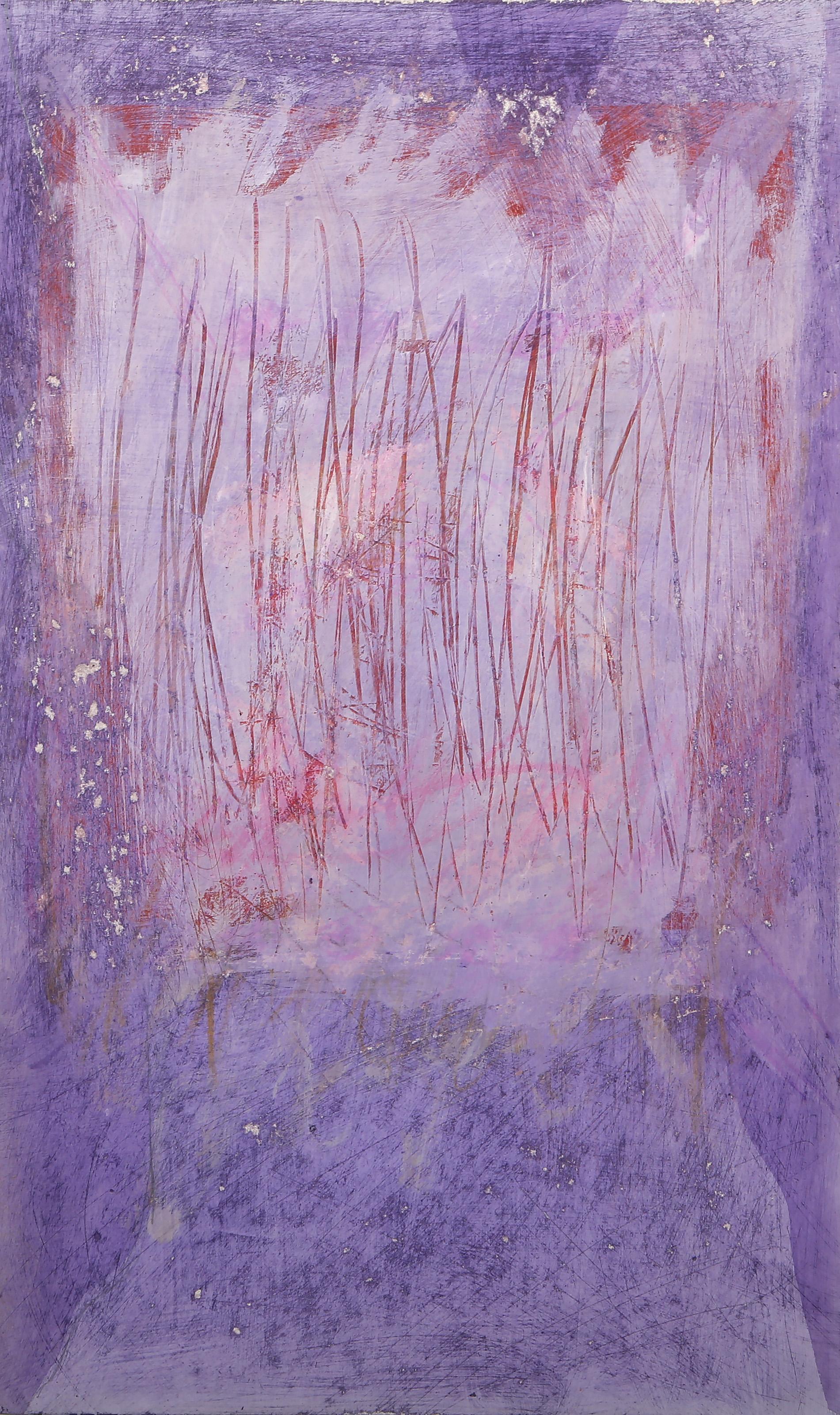 Arnaldo Coen, Mexican (1940 -) - Pink Abstract, Year:  circa 1968, Medium:  Gouache On Paper, Size:  14 x 8.5 in. (35.56 x 21.59 cm), Description:  ex-collection Sergio Aragones.