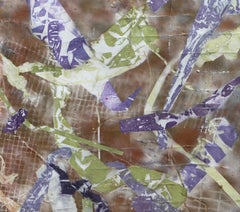 Abstract Composition, Abstract Mixed Media Drawing by Martha Holden