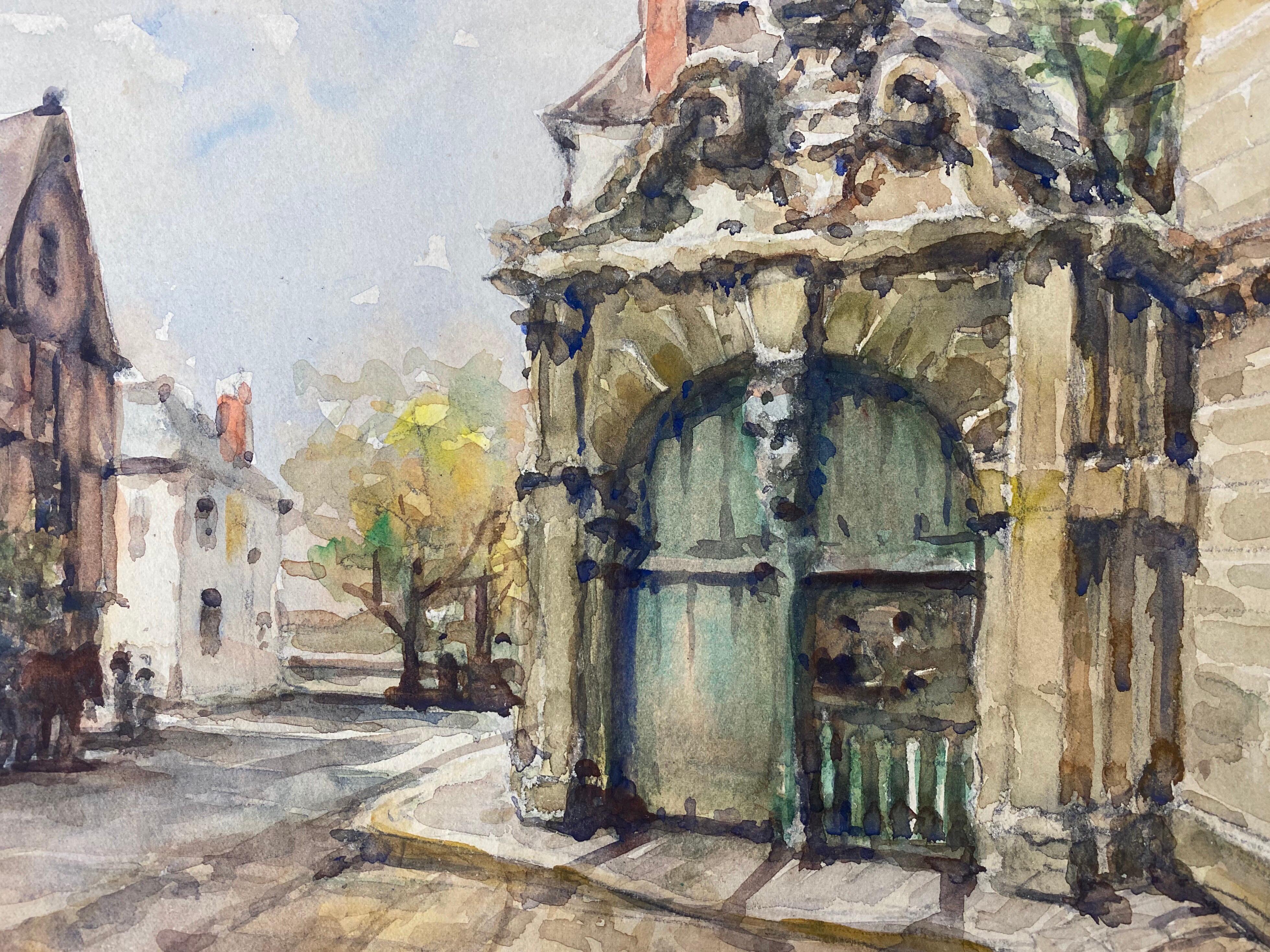 Ecole de Paris Mid 20th Century, Back Streets of Paris - Art by Unknown