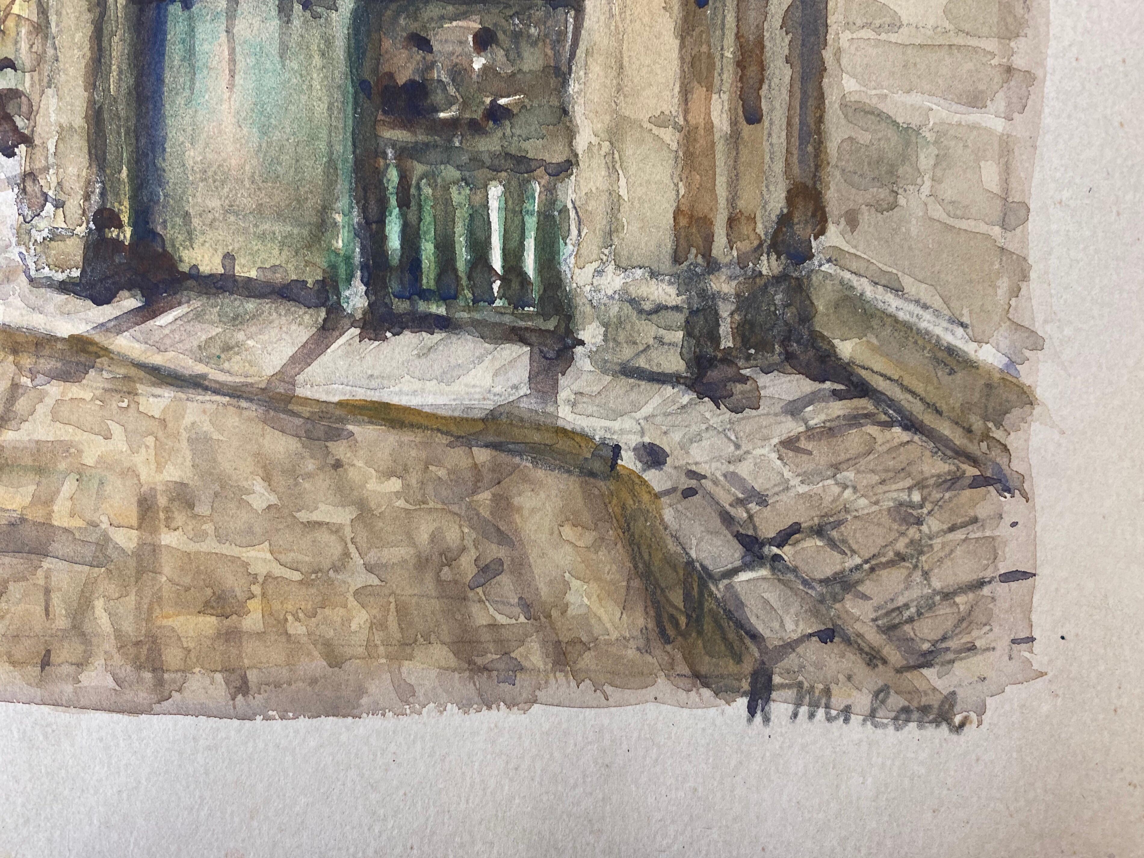Ecole de Paris Mid 20th Century, Back Streets of Paris For Sale 2