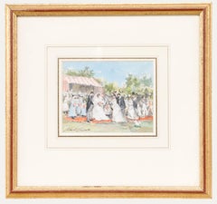 John Strickland Goodall RBA RI (1908-1996) - 20th Century Gouache, Wedding Party