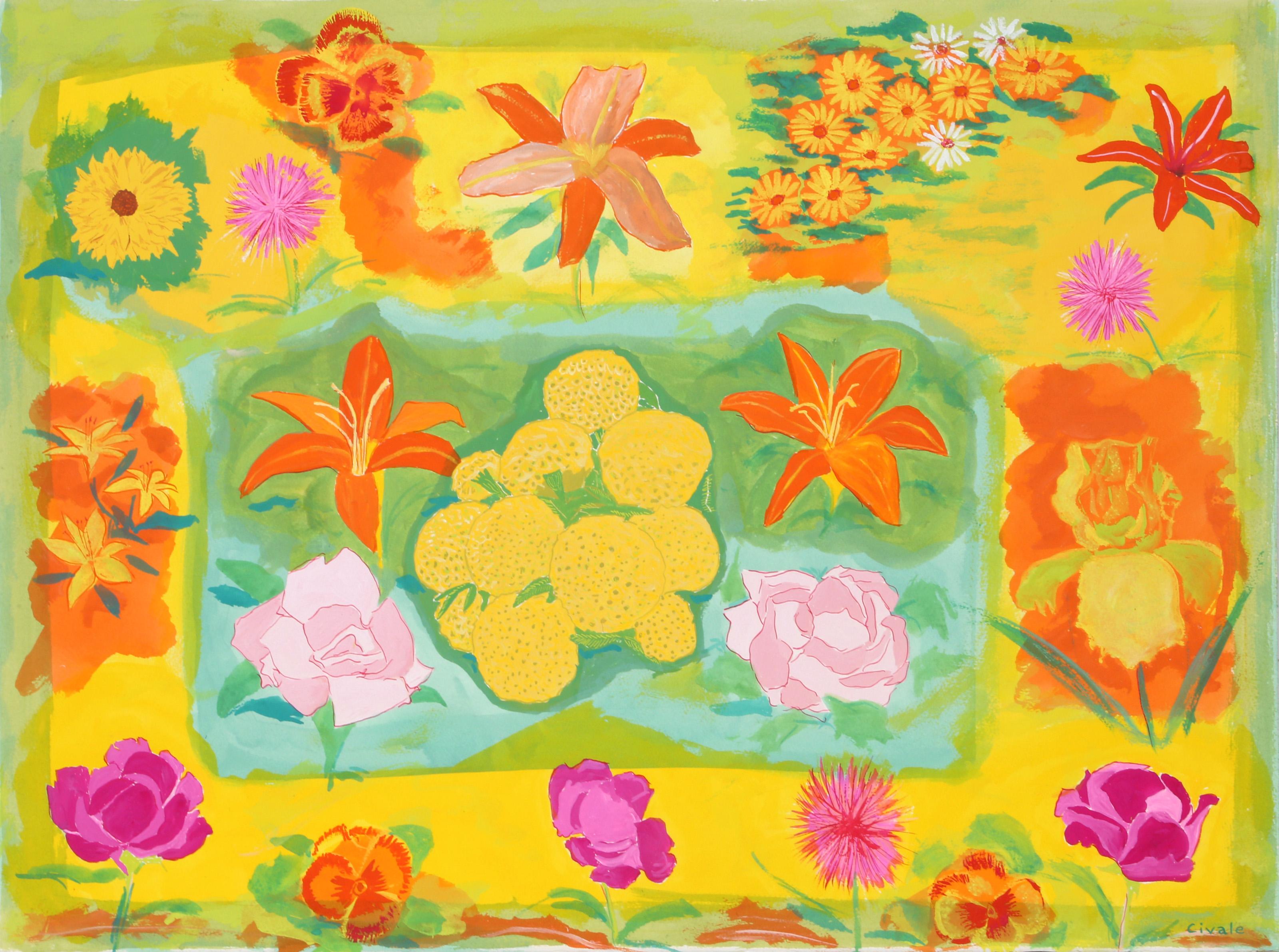 Plant Drawings and Watercolor Paintings