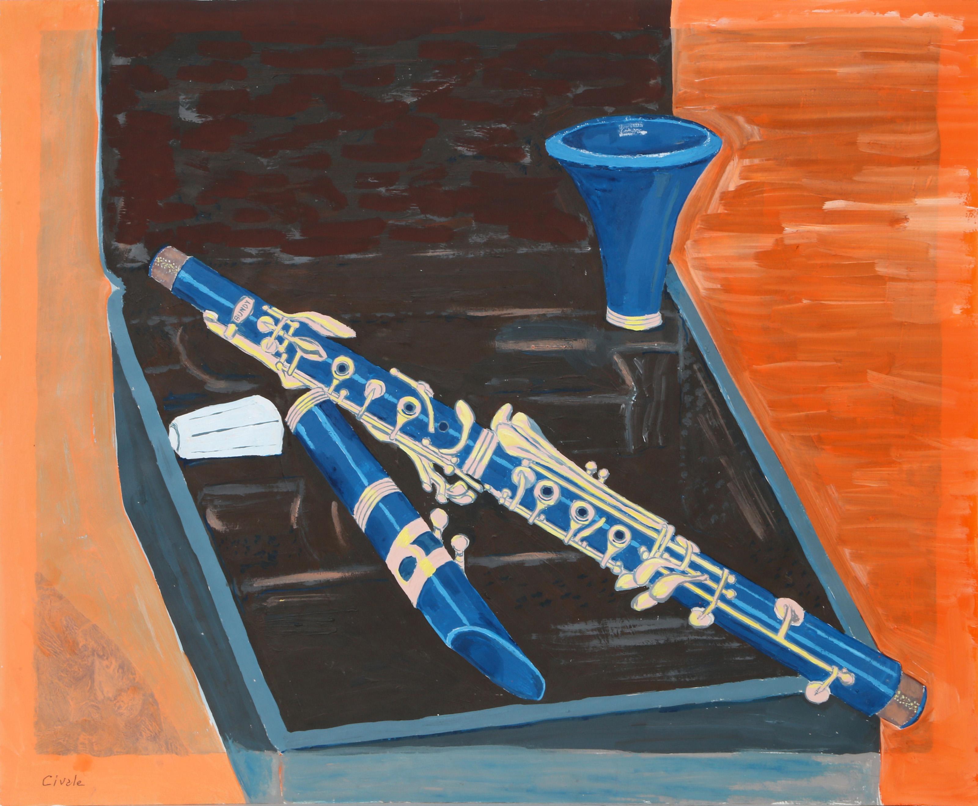 Horizontal Still-life Drawings and Watercolors
