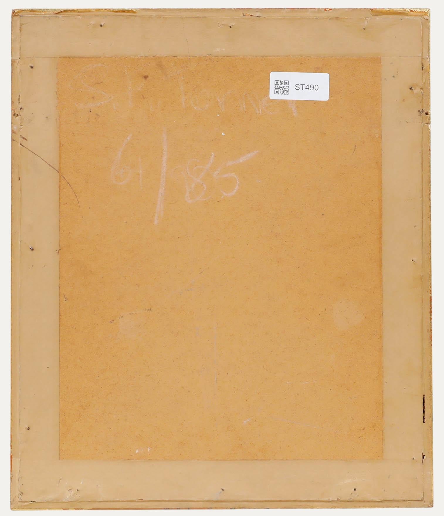 John Doubleday (I. B. 1947) - Pastel encadré du XXe siècle, Nature morte VI - Beige Still-Life par Unknown