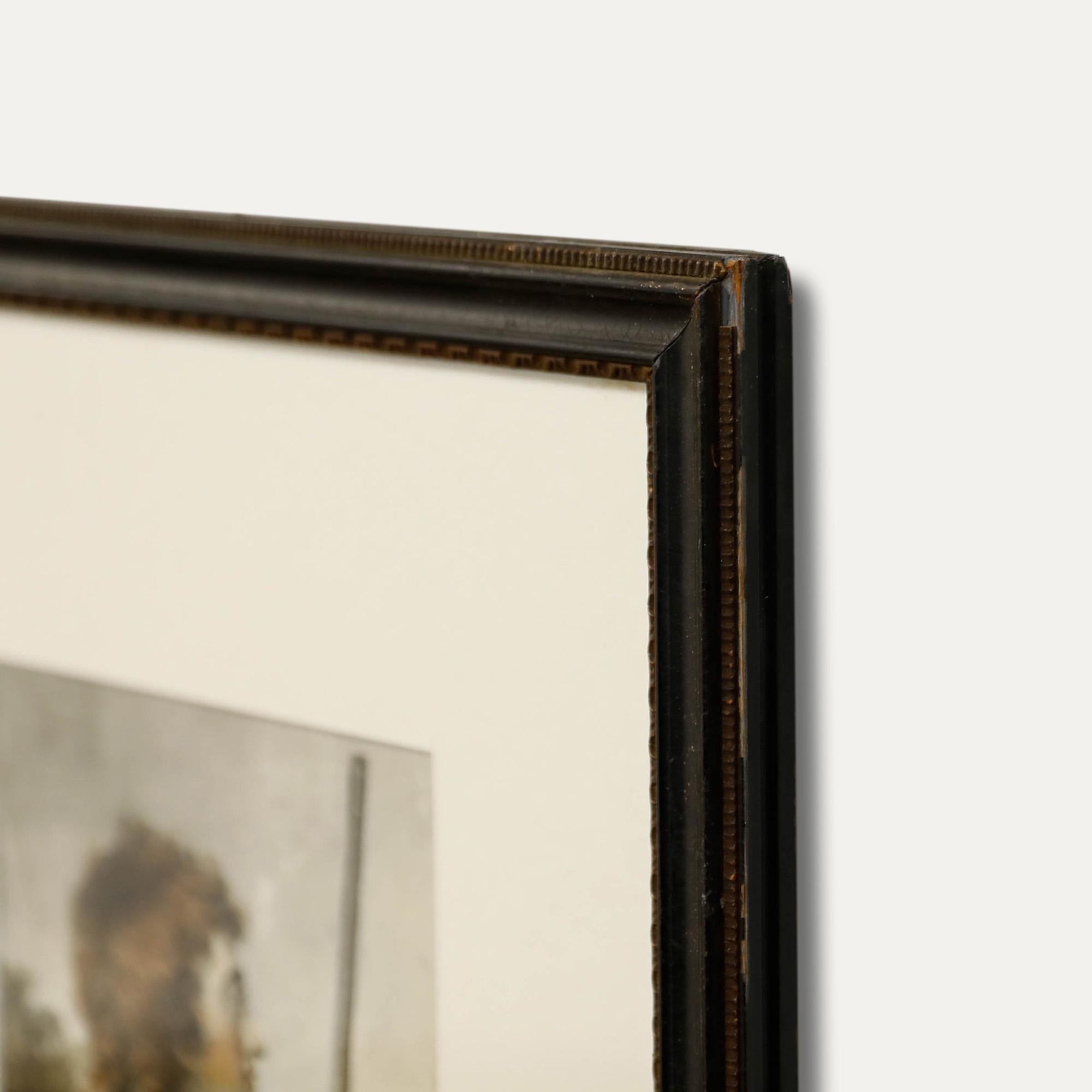 Acuarela de finales del siglo XIX - Pastorcillo en venta 1