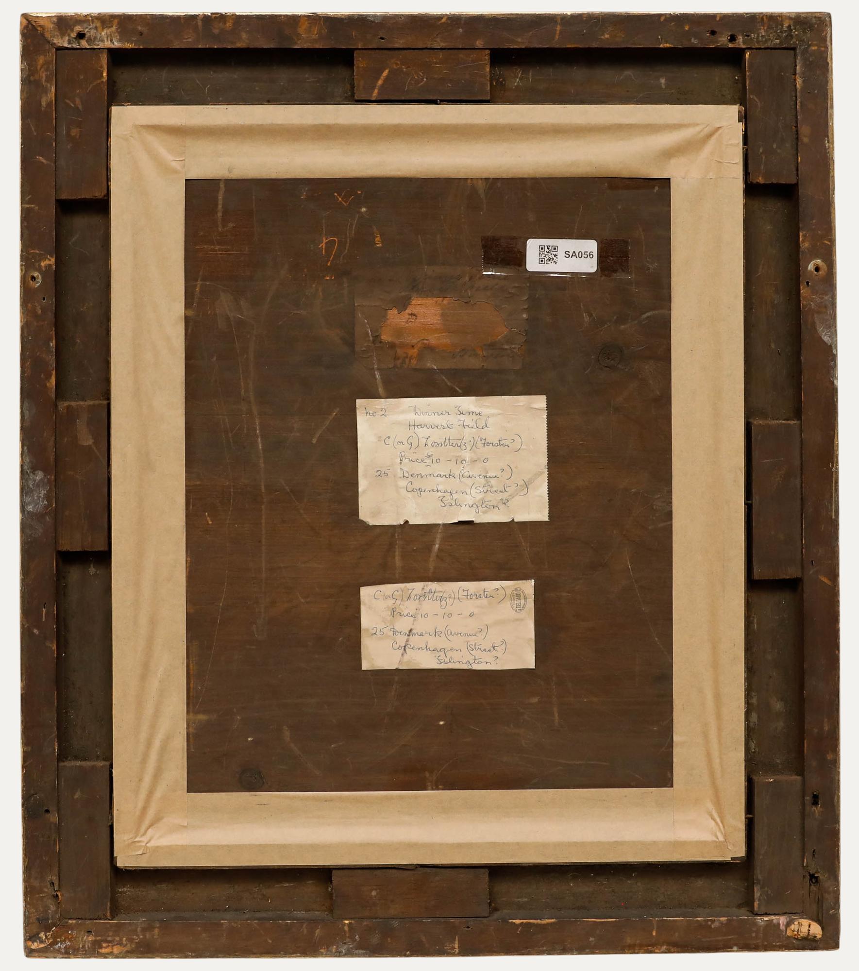 Círculo de Thomas Faed - Acuarela del siglo XIX, Picnic de la cosecha en venta 2