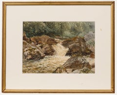 Harold Sutton Palmer RBA RI (1854-1933) - Framed Watercolour, White Water