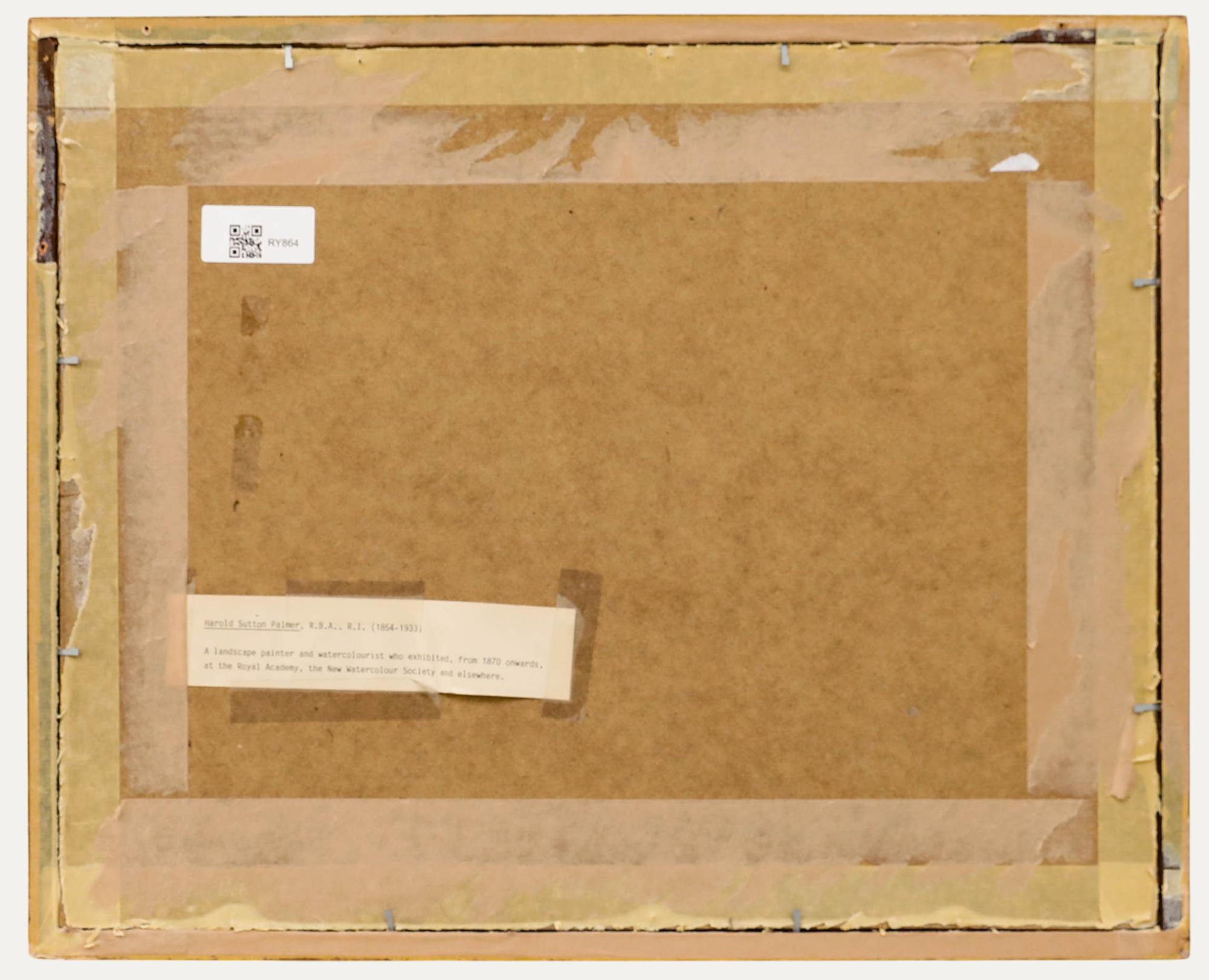 Harold Sutton Palmer RBA RI (1854-1933) - Aquarelle encadrée, eau blanche en vente 2