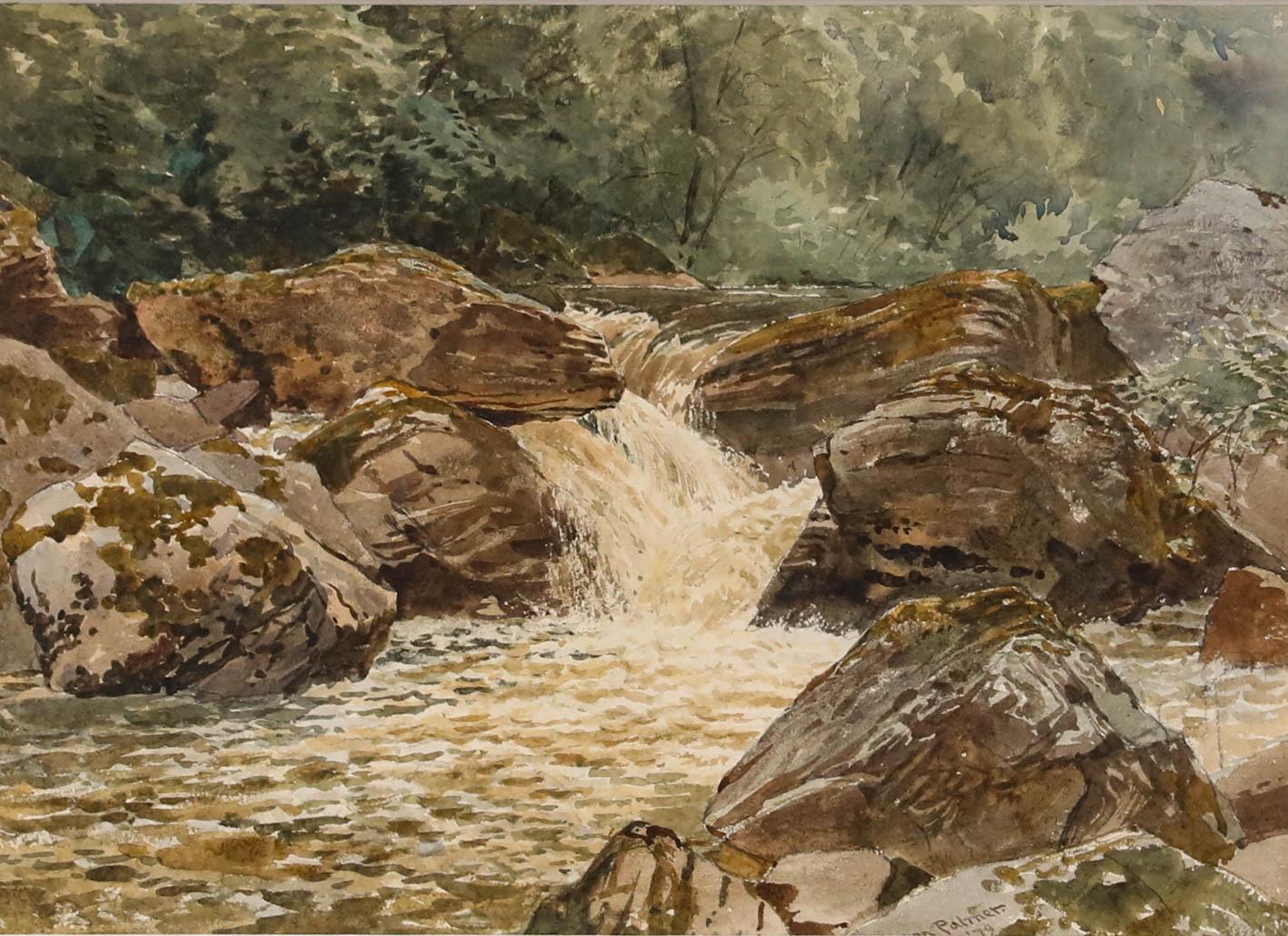 Harold Sutton Palmer RBA RI (1854-1933) - Aquarelle encadrée, eau blanche en vente 1