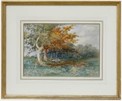 C.R. Yates - Framed Early 20th Century Watercolour, Changing Leaves