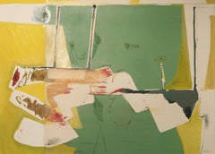 Old and Faithful Dog, Abstract Watercolor and Pencil Drawing by Dimitri Petrov