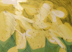 Eighteen 
Twenty Six, Abstract Watercolor and Pencil Drawing by Dimitri Petrov