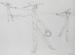 Re-Coiling, Psychedelic Pencil Drawing by Dimitri Petrov