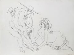 Do You Know The Way To San Anton
?, Psychedelic Pencil Drawing by Dimitri Petrov