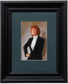 Michael Stennet (1946-2020) - 1987 Gouache, Portrait of Anne Gainsford