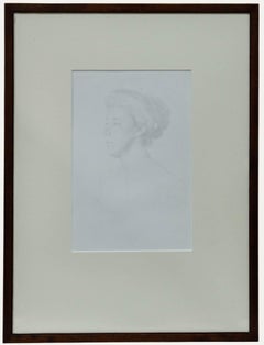 William Strang RA (1859-1921) - 1912 Silverpoint Drawing, Portrait of a Woman