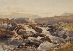 John I Syer (1815-1885) - Framed 1881 Watercolour, A Moorland Stream