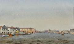 John Newberry (b.1934) - Framed Watercolour, Evening on The Grand Canal