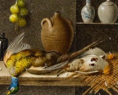 William Cruikshank (1848-1922) - Acquerello, cacciagione e ceramica