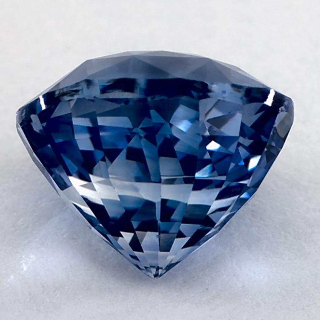 6.07 carati di zaffiro blu rotondo sfuso In condizioni Nuovo in vendita a Fort Lee, NJ