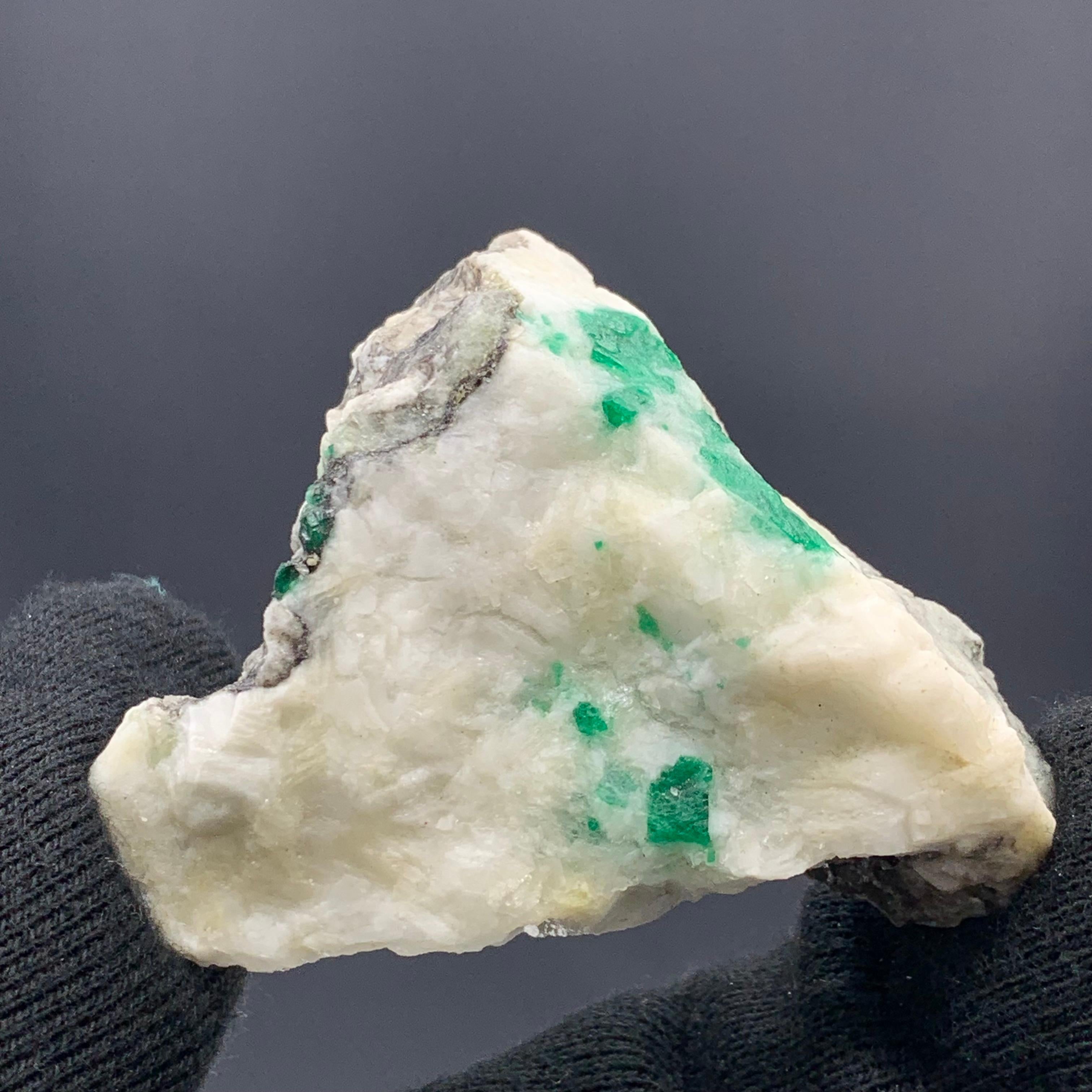 Other 60.78 Gram Amazing Emerald Specimen From Swat Valley, Pakistan  For Sale