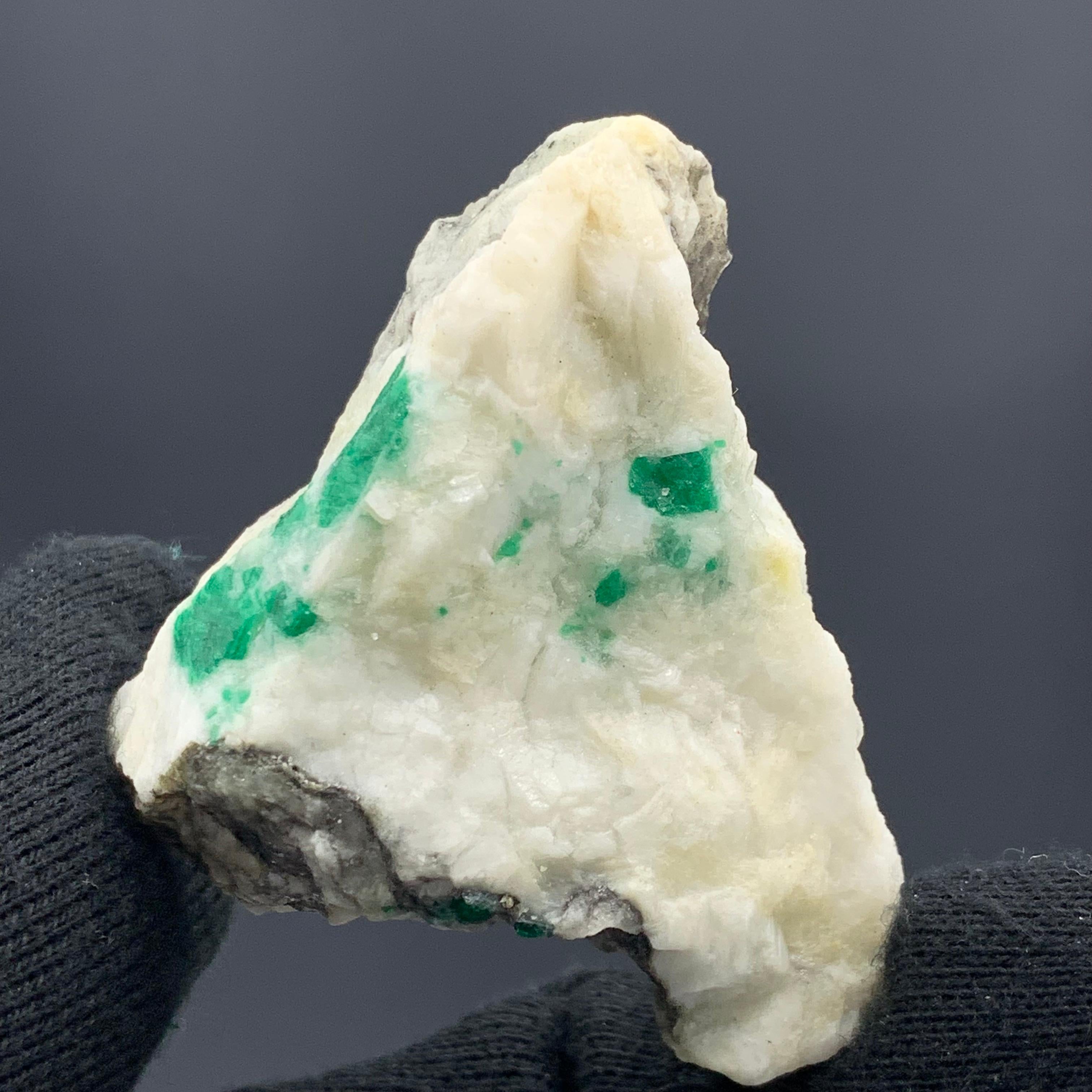 18th Century and Earlier 60.78 Gram Amazing Emerald Specimen From Swat Valley, Pakistan  For Sale