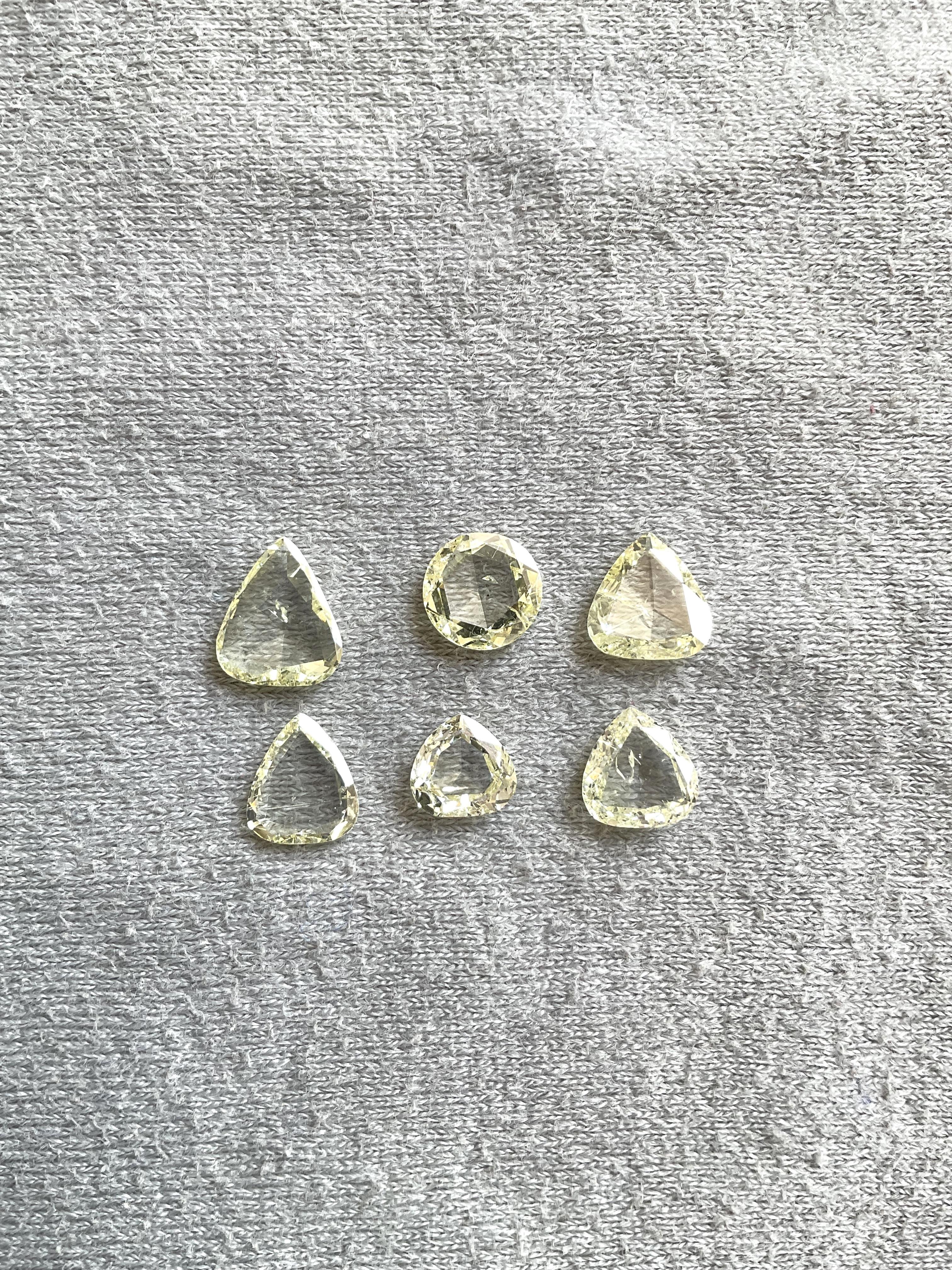 6,08 Karat Nicht-zertifizierter natürlicher Diamant im Rosenschliff U-Z Farbe für Top-Schmuck für Damen oder Herren im Angebot