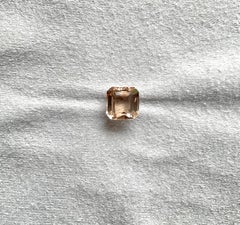 6.08 Carats Peach Tourmaline octagon Faceted Fine Jewelry cut stone Natural Gem