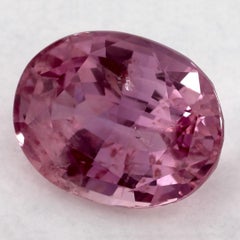 6.08 Ct Pink Sapphire Oval Loose Gemstone