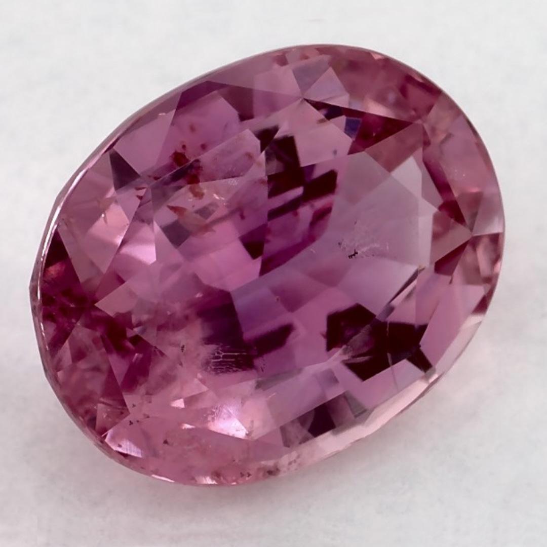 Oval Cut 6.08 Ct Pink Sapphire Oval Loose Gemstone For Sale