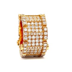 6.08  CT Round Diamonds 18KR Gold setting Ring Band