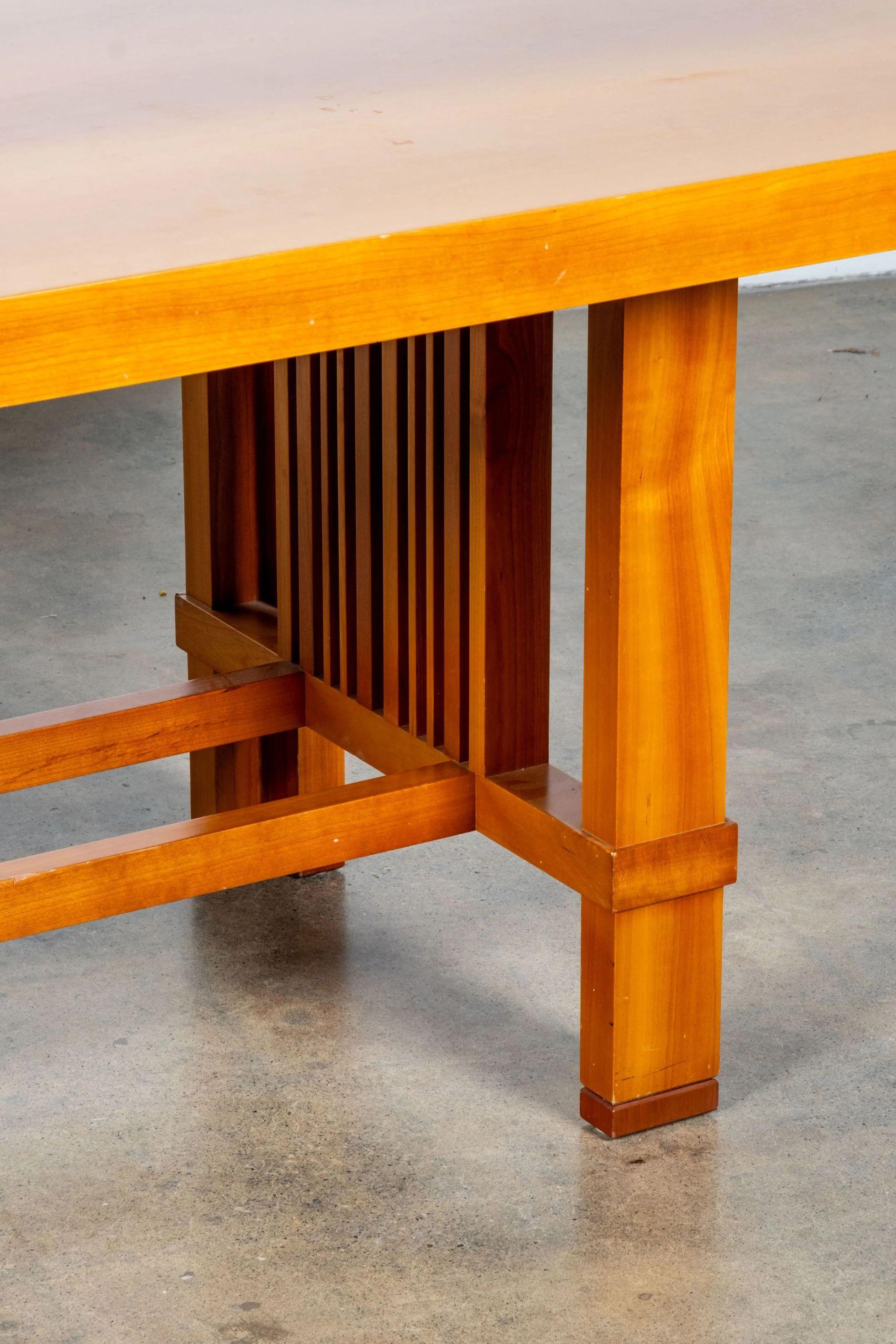 Legno 608 Tavolo da pranzo Taliesin di Frank Lloyd Wright per Cassina in vendita