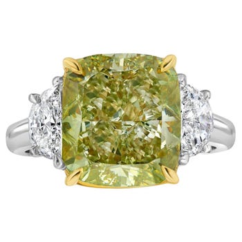 Rare Colors 6-Carat Green Diamond Ring, 2024