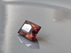 6.08ct Square Cut Brownish Pink Tourmaline Gemstone
