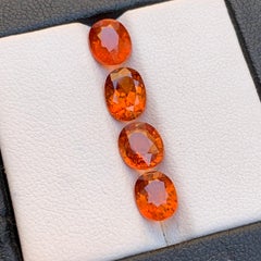 6.09 Carat Rich Orange Spessartite/Spessartine/Mandarin Garnet Loose Gemstones
