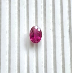 6.09 Carats Rubellite Tourmaline Oval Faceted Cut stone Top Quality Natural gem