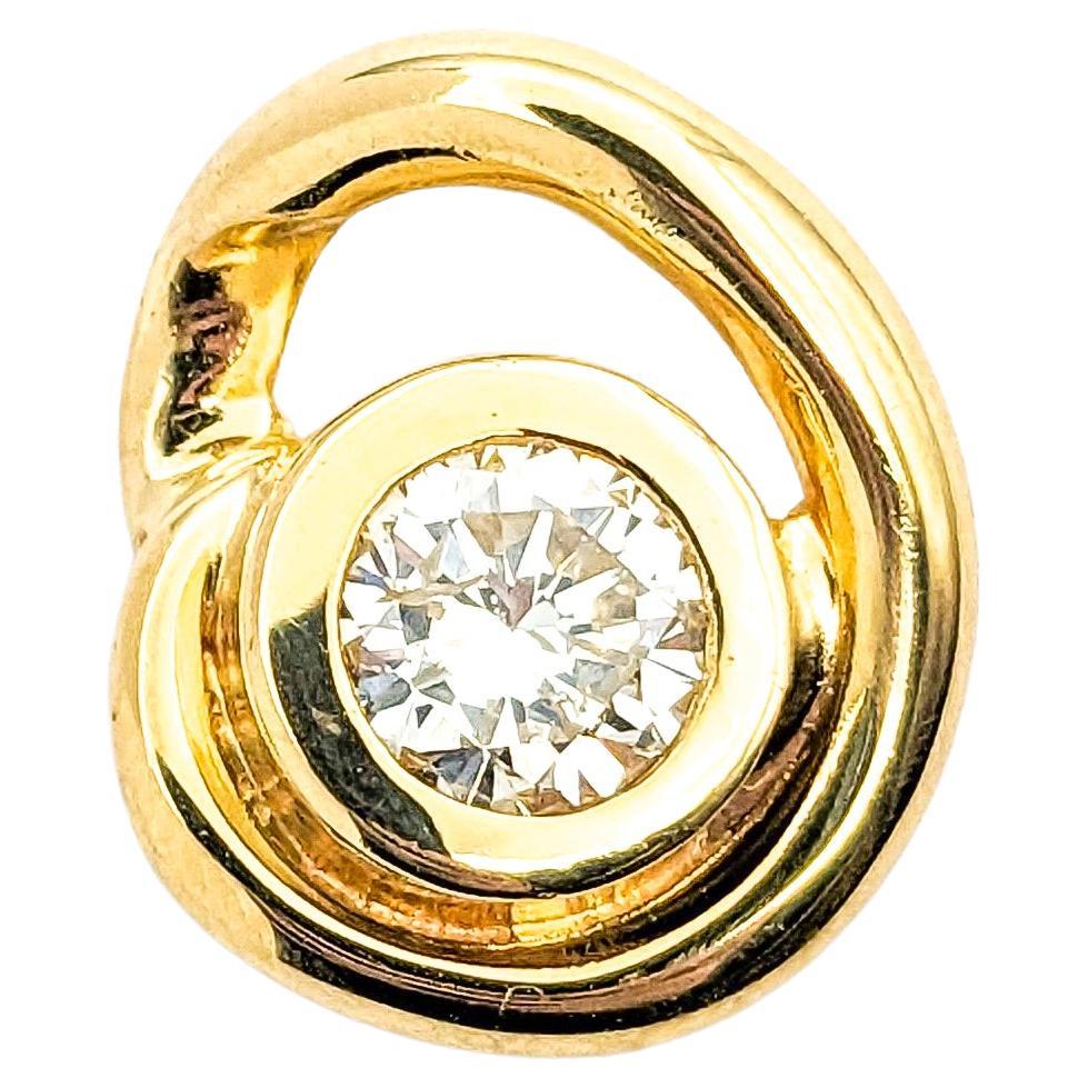 .60ct Diamant-Anhänger in Gelbgold