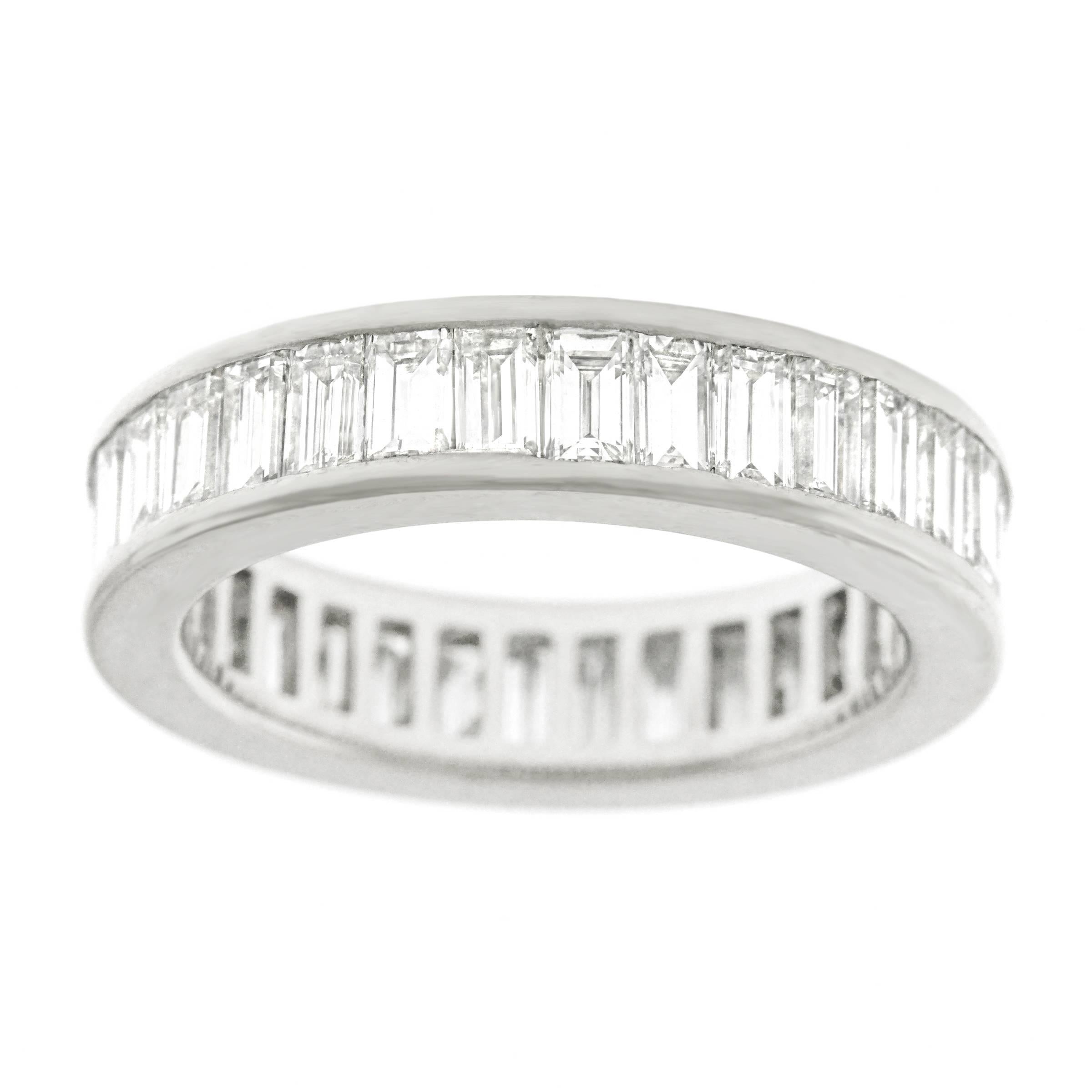 6.0ct Diamond Set Gold Eternity Band