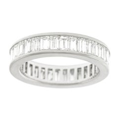 Vintage 6.0ct Diamond Set Gold Eternity Band