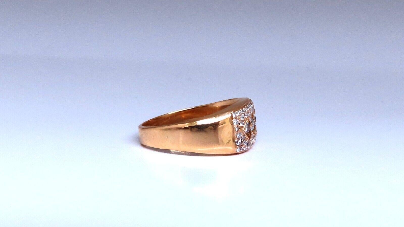 .60ct Natural Round Cut Diamond unisex mens Ring

Si-1 clarity H color.

14kt yellow gold

6.4 Grams

Depth: 9mm

Current ring size: 10.25

May professionally resize, please inquire.

