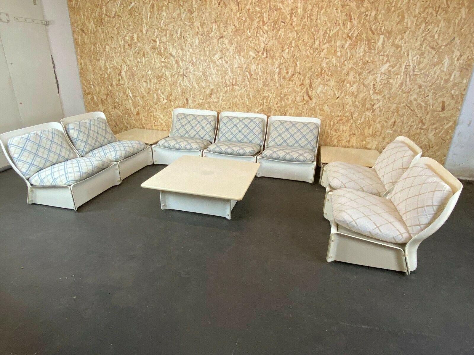 60er 70er Jahre Rare Modular Sofa Modul Couch Design Fiberglas Space Age 60s 70s For Sale 3