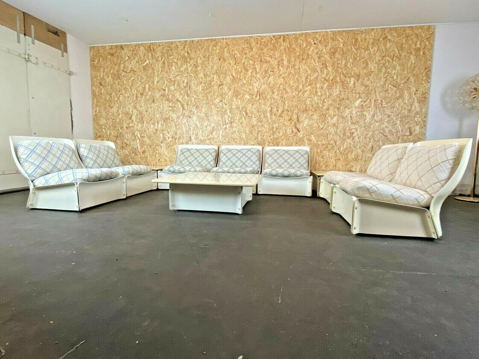 60s 70s rare modular sofa module couch design fiberglass Space Age 60s 70s

Object: sofa module

Manufacturer:

Condition: good - vintage

Age: around 1960-1970

Dimensions:

1er = 74cm x 75cm x 73.5cm / seat height = 36cm

Table small