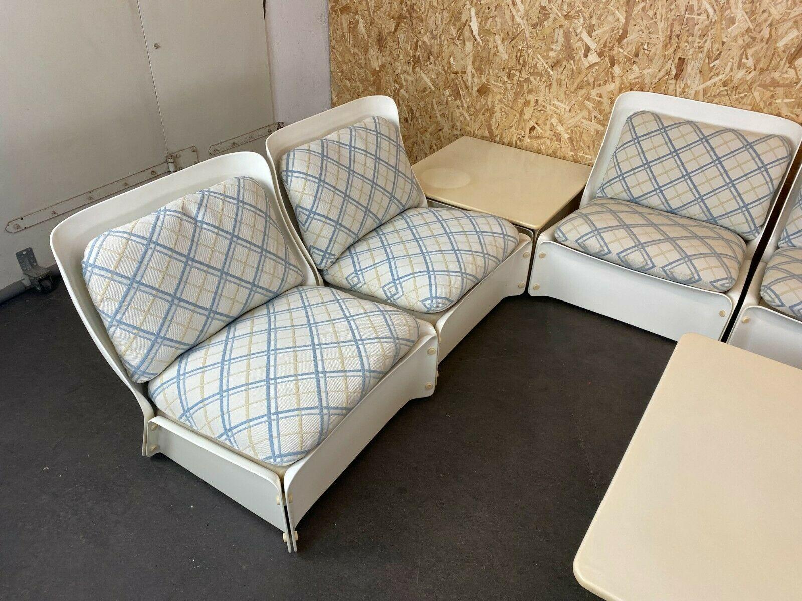 60er 70er Jahre Raro Sofá Modular Modul Couch Design Fiberglas Space Age 60s 70s finales del siglo XX en venta