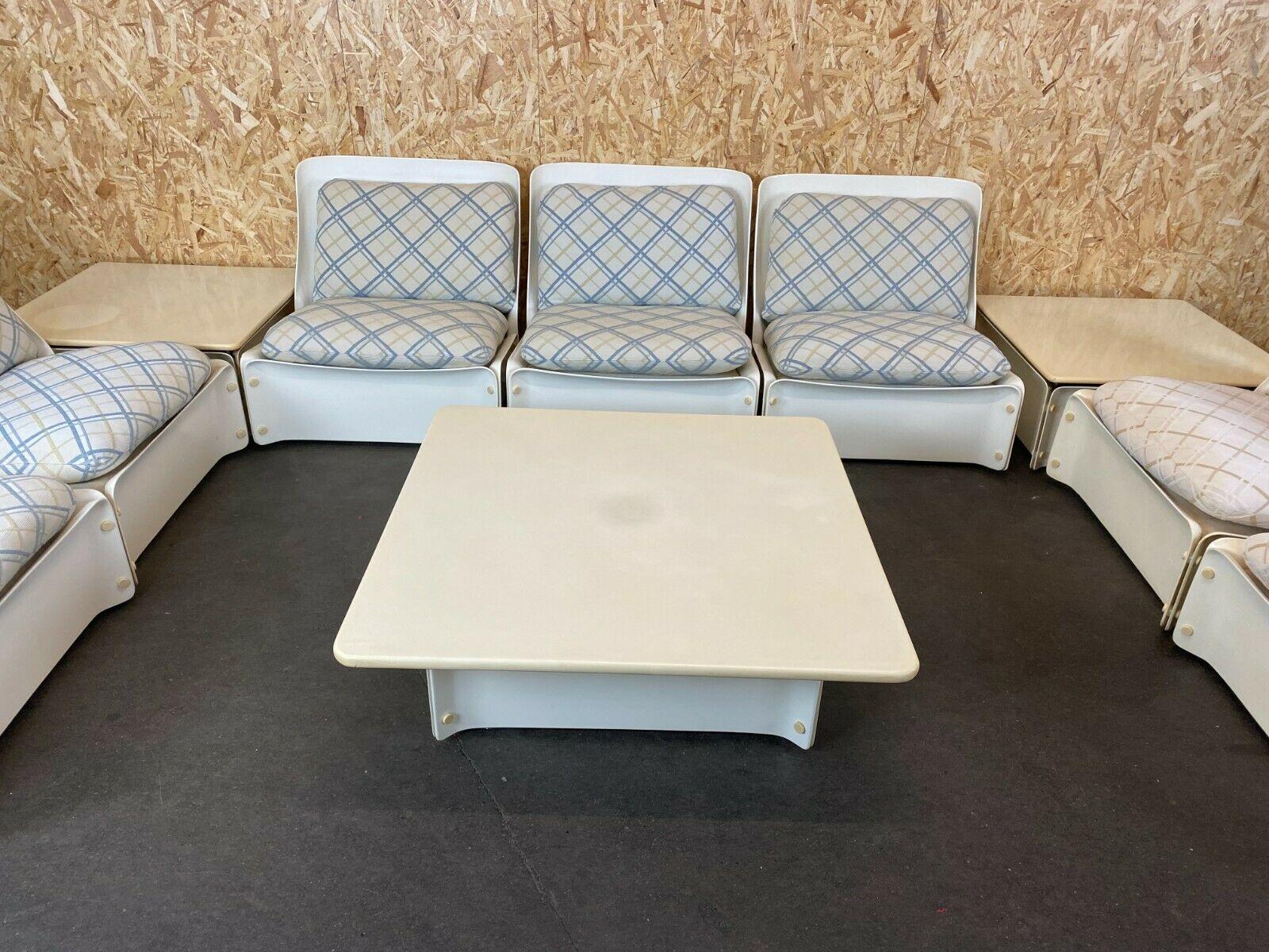 60er 70er Jahre Seltenes modulares Sofa Modul Couch Design Fiberglas Space Age 60er 70er Jahre (Europäisch) im Angebot