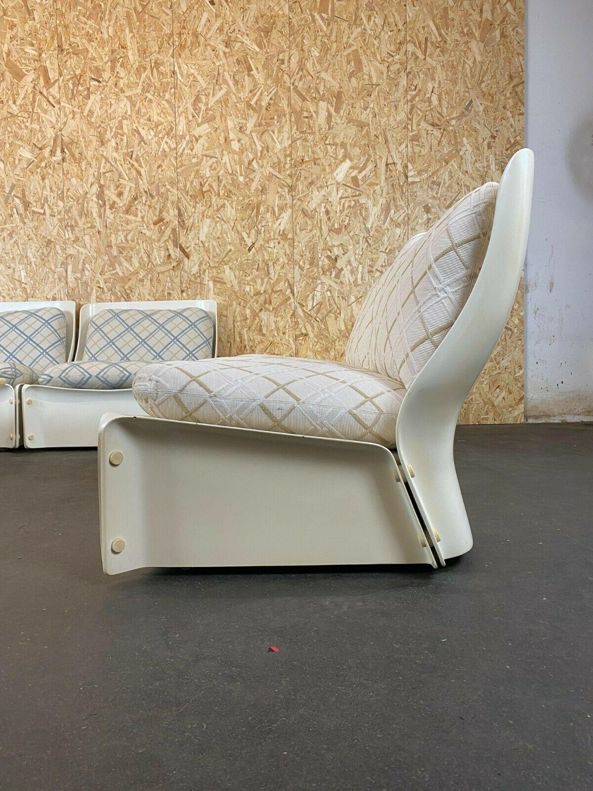 Late 20th Century 60er 70er Jahre Rare Modular Sofa Modul Couch Design Fiberglas Space Age 60s 70s For Sale