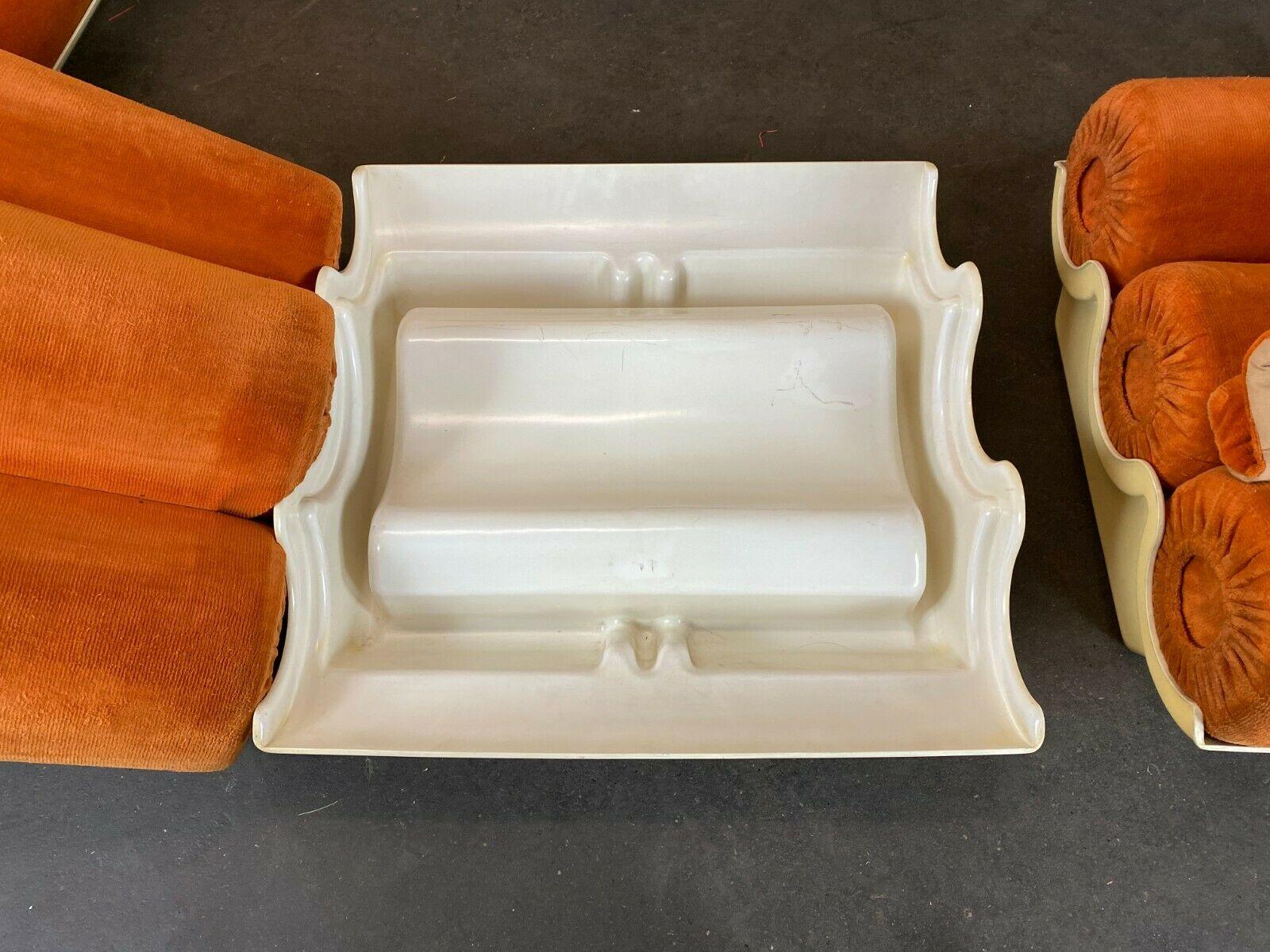 60er 70er Jahre Rare Modular Sofa Modul Couch Italien Design Space Age 60s 70s 3